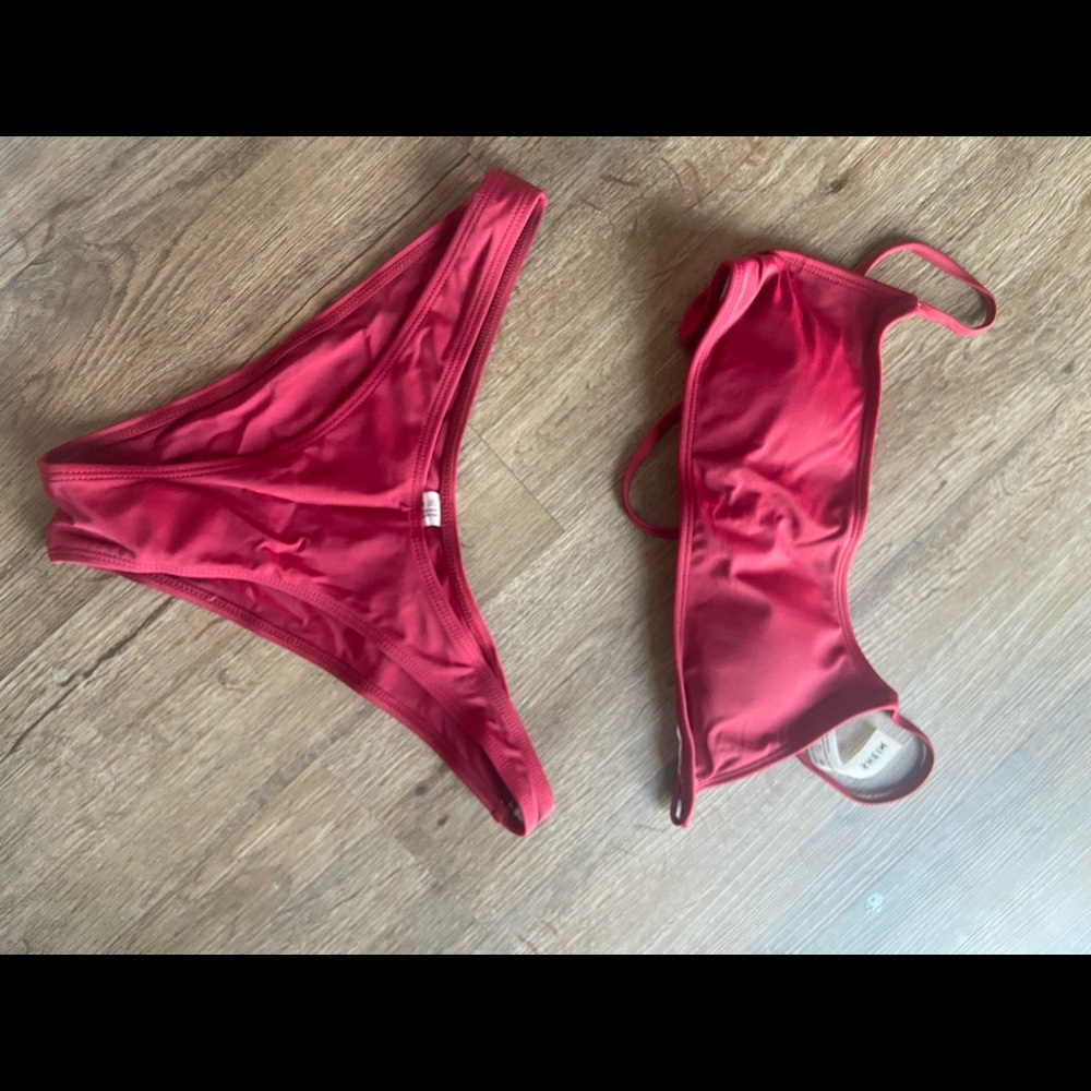 Brand new maroon shein bikini